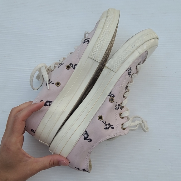 CONVERSE Chuck Taylor lavender flamingo printed Sneakers - Picture 3 of 10
